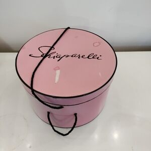 Vintage Schiaparelli Pink Hat Box